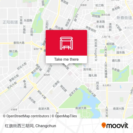 红旗街西三胡同 map
