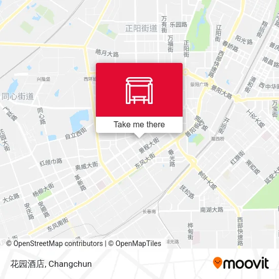 花园酒店 map