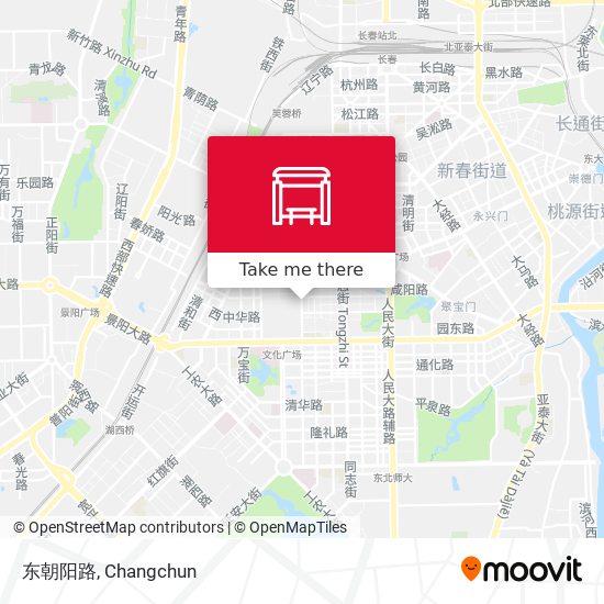 东朝阳路 map