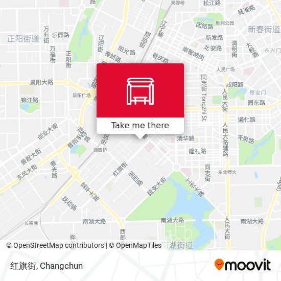 红旗街 map