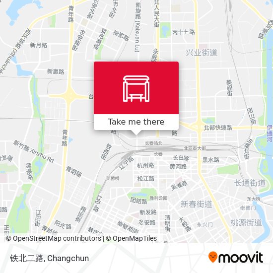 铁北二路 map
