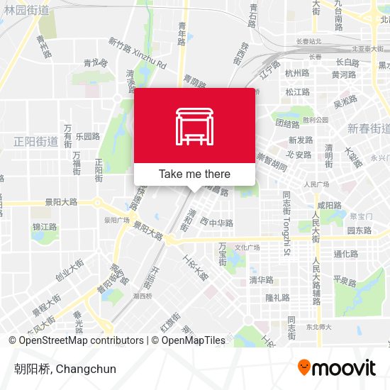 朝阳桥 map