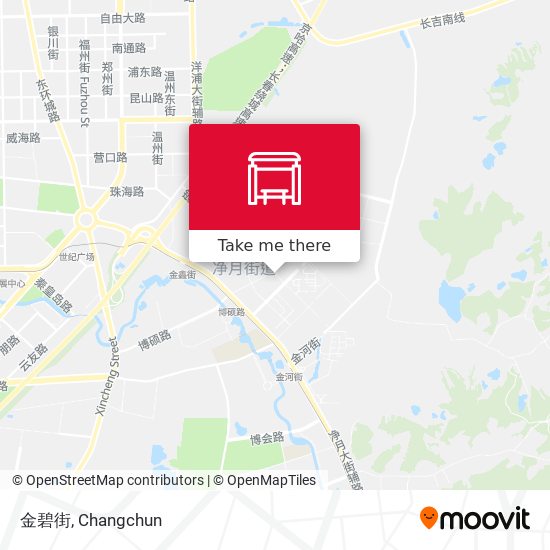 金碧街 map