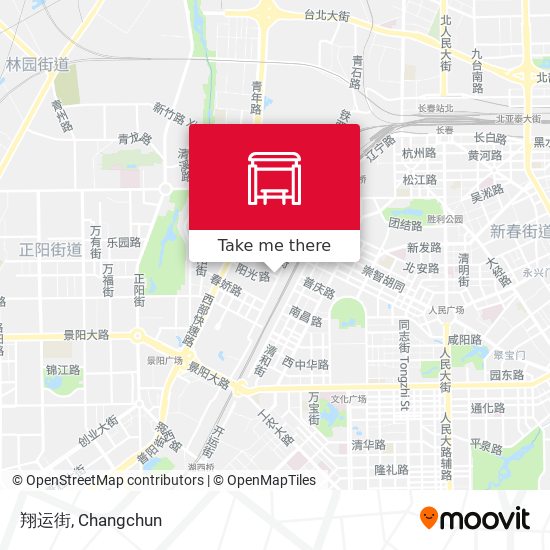 翔运街 map
