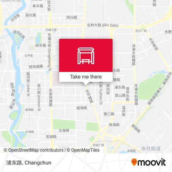 浦东路 map
