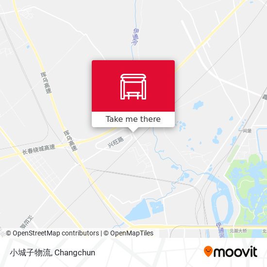 小城子物流 map