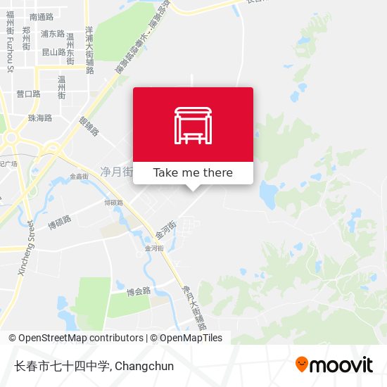 长春市七十四中学 map