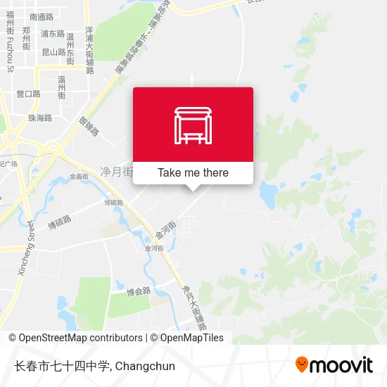 长春市七十四中学 map