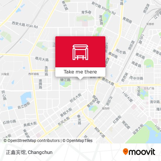 正鑫宾馆 map