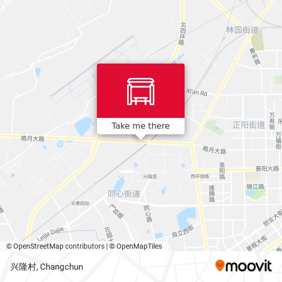 兴隆村 map