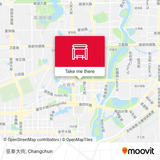 亚泰大街 map