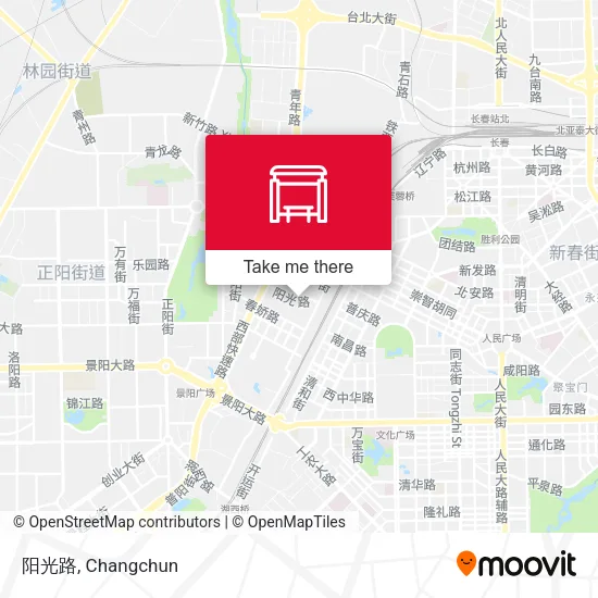 阳光路 map