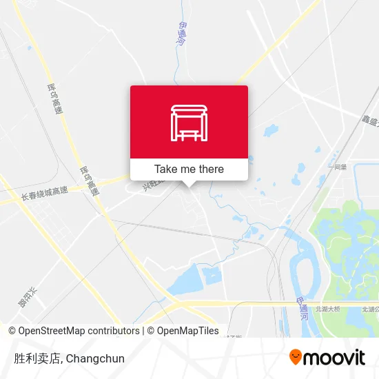 胜利卖店 map
