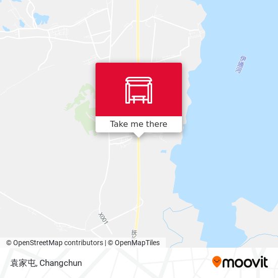 袁家屯 map