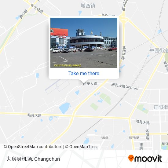 大房身机场 map