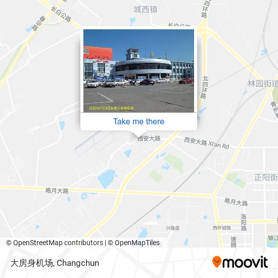 大房身机场 map