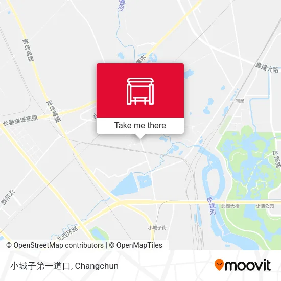 小城子第一道口 map