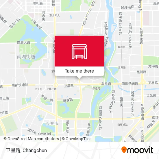 卫星路 map