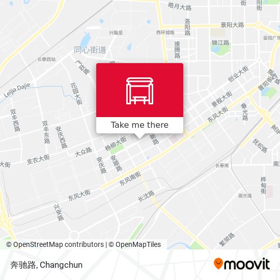 奔驰路 map