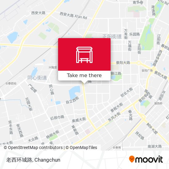 老西环城路 map