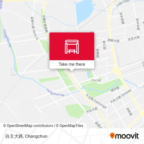 自主大路 map