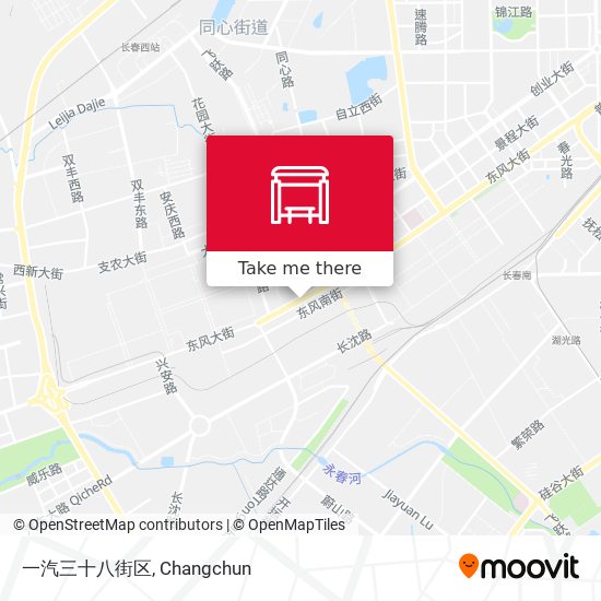 一汽三十八街区 map
