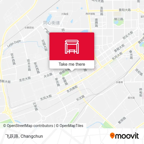 飞跃路 map
