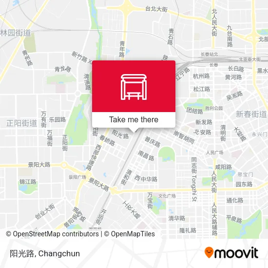 阳光路 map