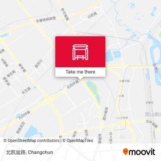 北凯旋路 map