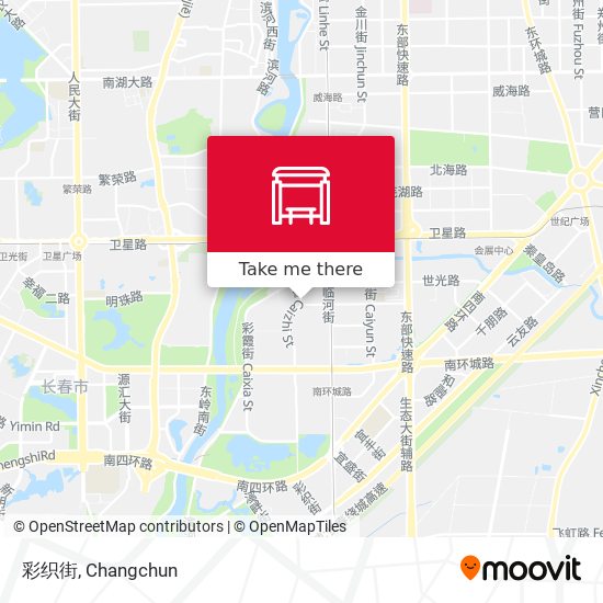彩织街 map