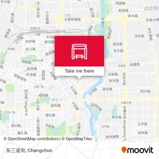 东三道街 map