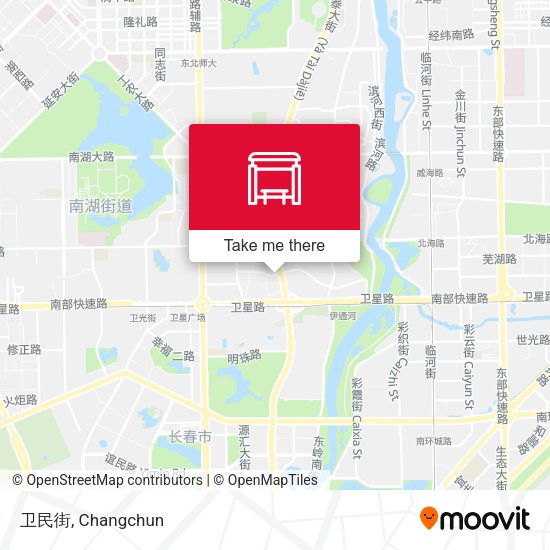 卫民街 map