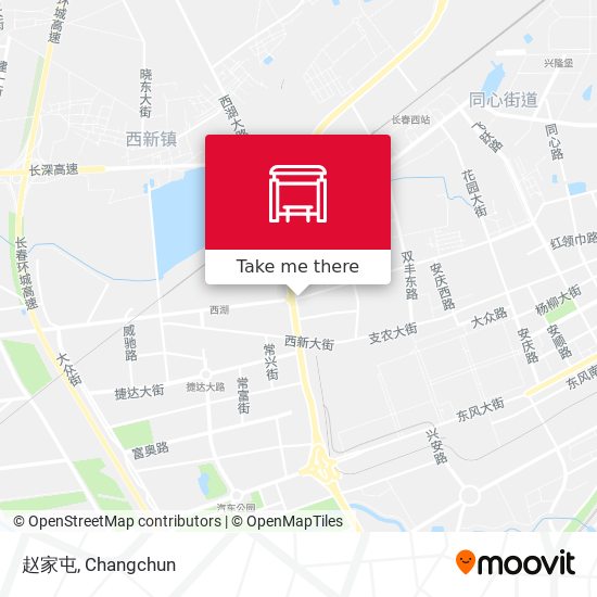 赵家屯 map