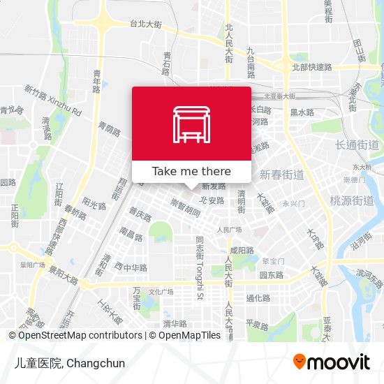 儿童医院 map