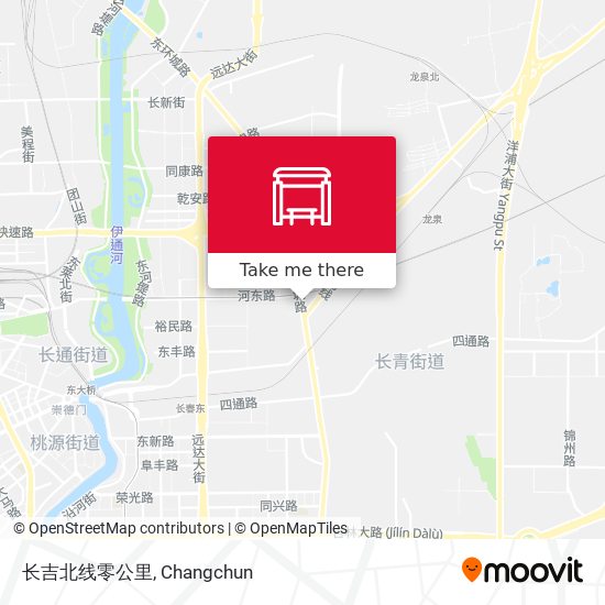 长吉北线零公里 map
