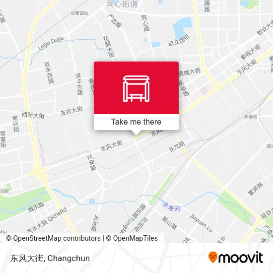 东风大街 map