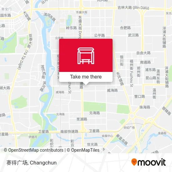 赛得广场 map