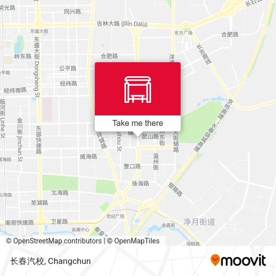 长春汽校 map