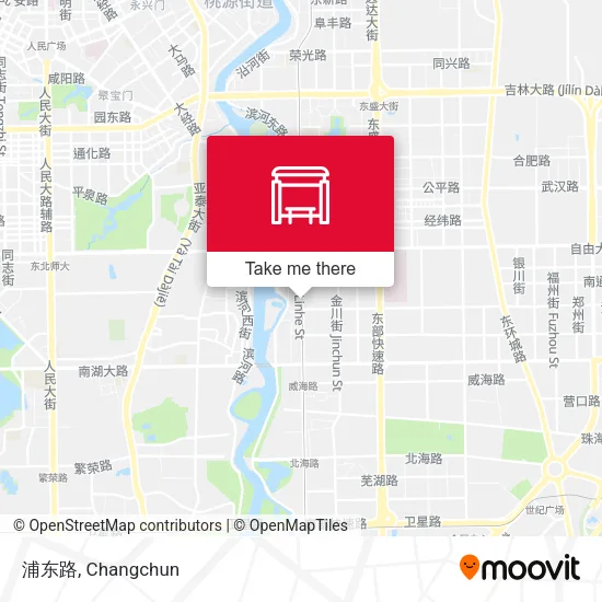 浦东路 map