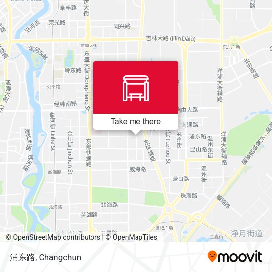 浦东路 map
