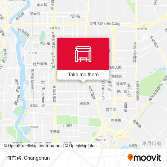 浦东路 map