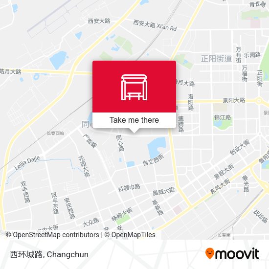 西环城路 map