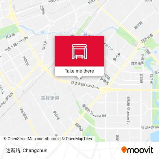 达新路 map
