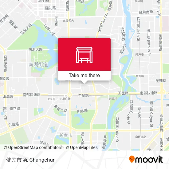 健民市场 map