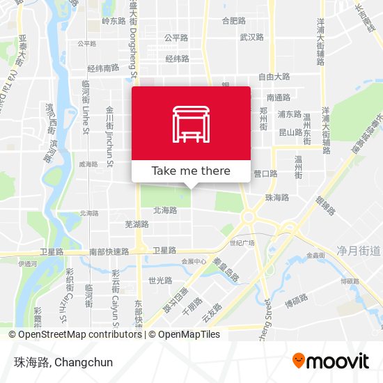 珠海路 map