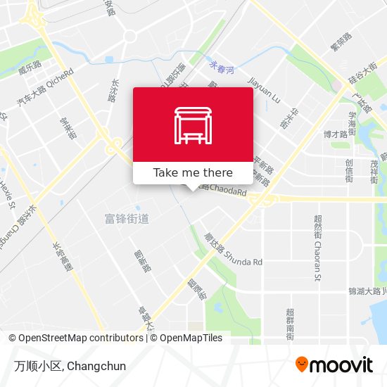万顺小区 map