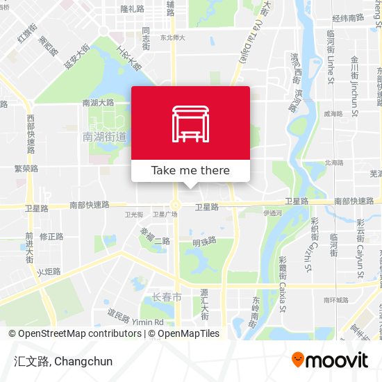 汇文路 map