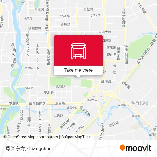 尊誉东方 map