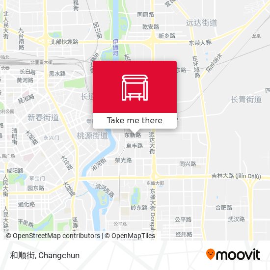 和顺街 map