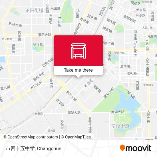 市四十五中学 map